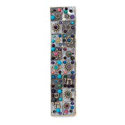 Michal Golan Mezuzahs Floral Mosiac Mezuzah