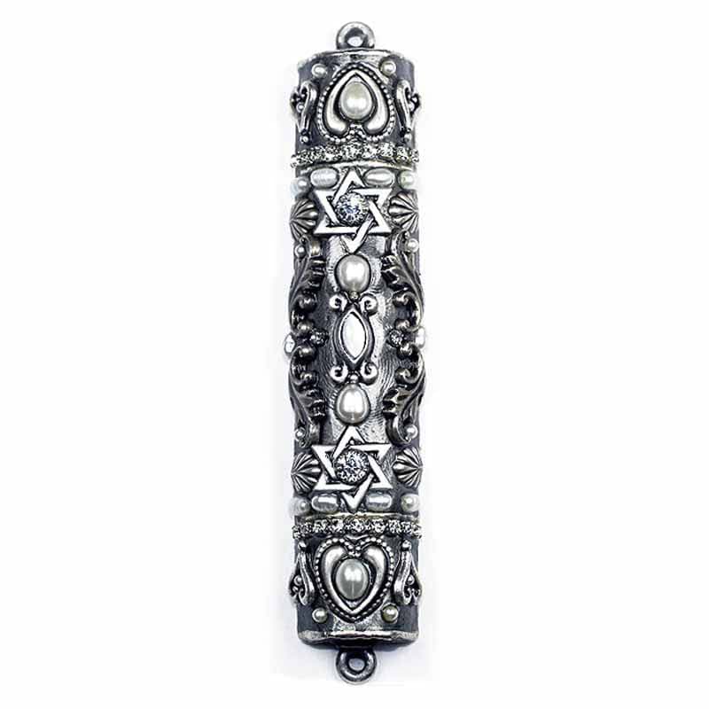 Michal Golan Mezuzahs Silver Star of David Mezuzah by Michal Golan