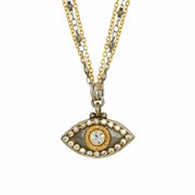 Michal Golan Necklaces Gold and Silver Evil Eye Necklace by Michal Golan