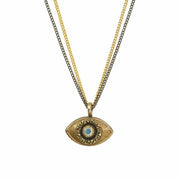Michal Golan Necklaces Mini Gold Evil Eye Necklace by Michal Golan