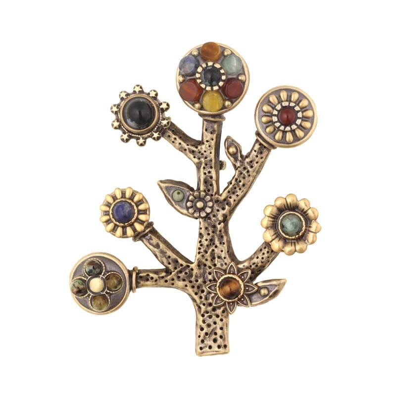 Michal Golan Mezuzahs Tree of Life Pin by Michal Golan
