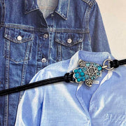 Michal Golan Bracelets Blue Multi-Bright Hamsa Bracelet by Michal Golan