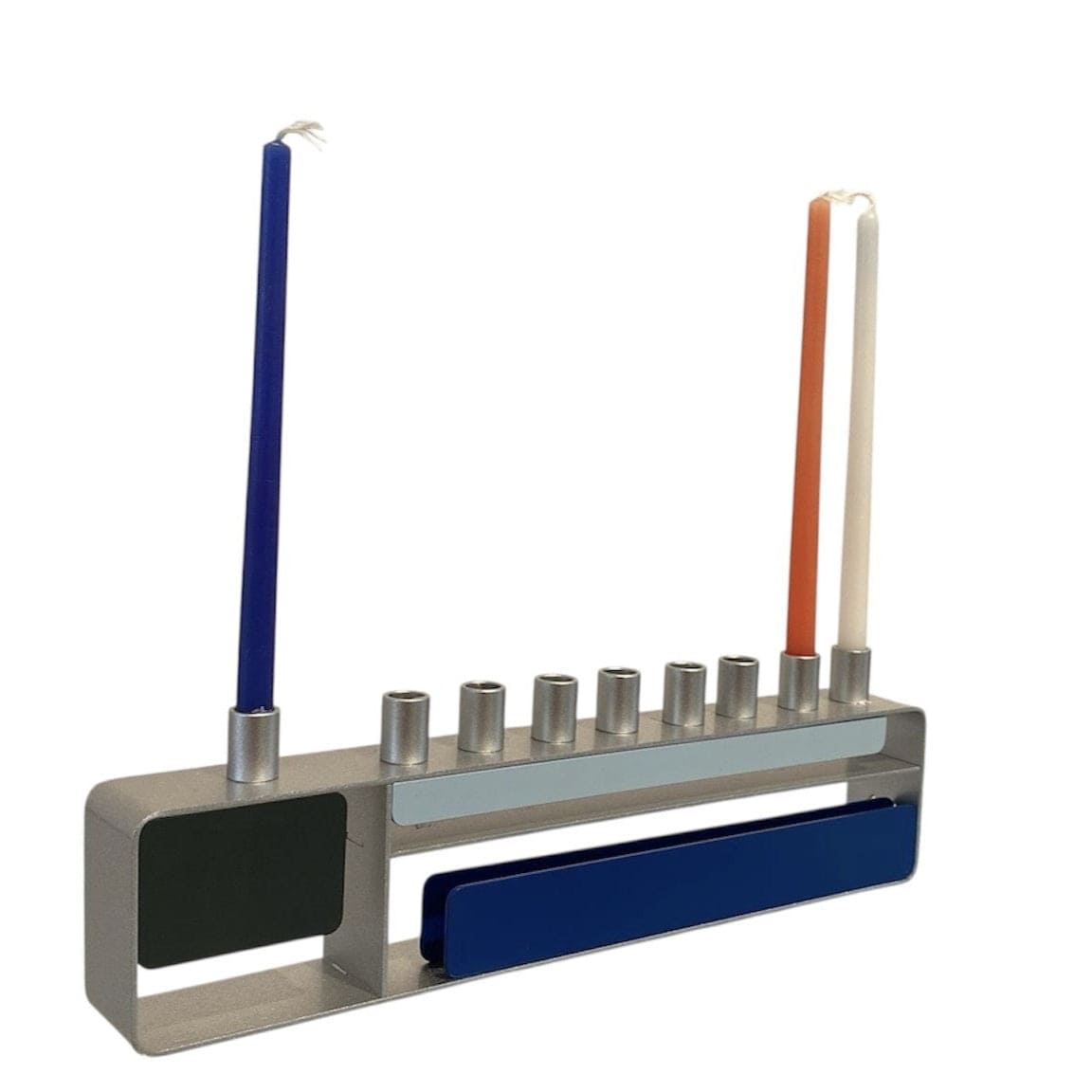 Israel Museum Menorahs Mondrian-Inspired Menorah by Israel Museum