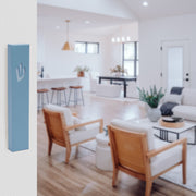 SURI Mezuzahs Cornflower Blue Sweetheart Mezuzah Case