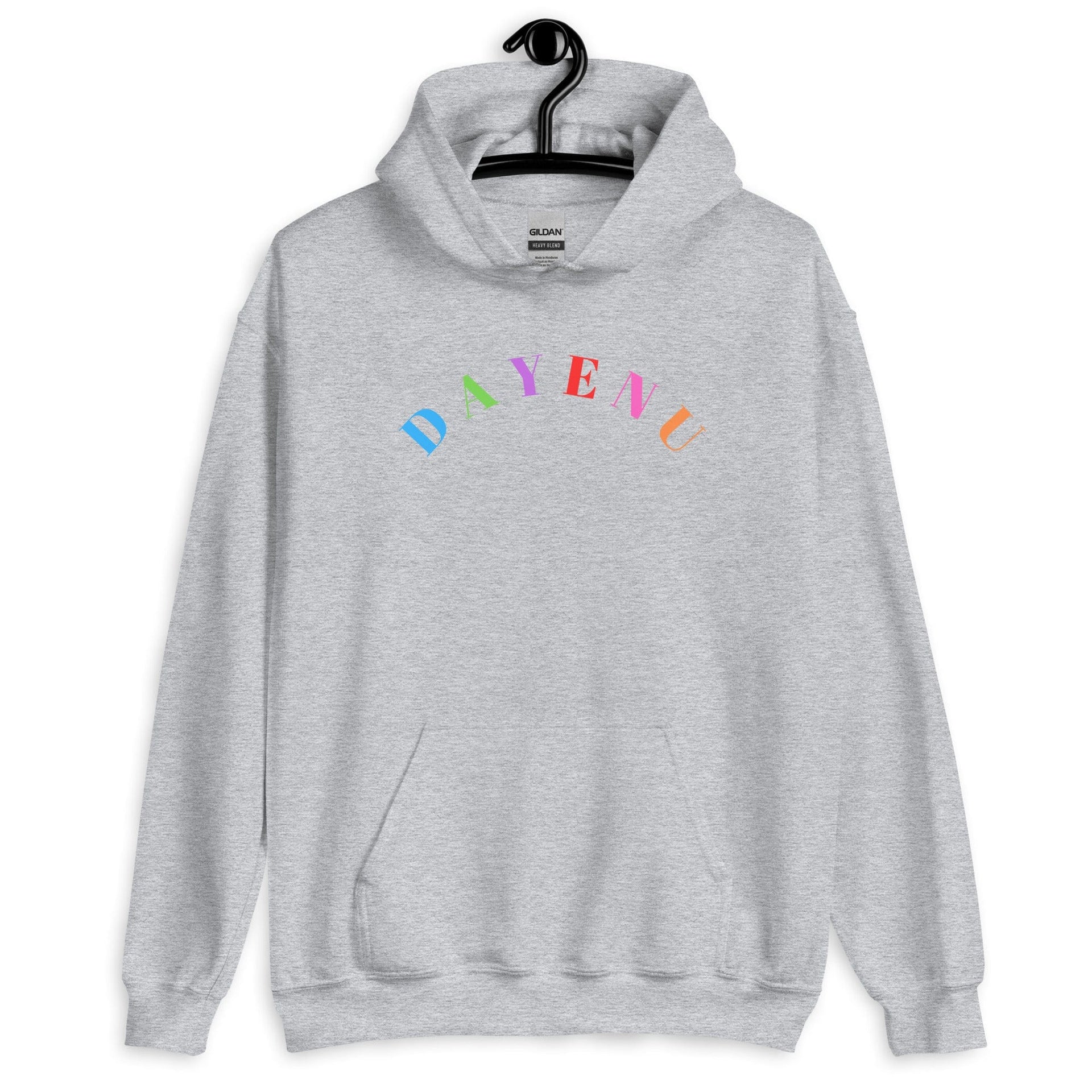 ModernTribe Apparel Sweatshirts Rainbow Dayenu Unisex Hoodie - (Choice of Color) - (Sizes S - 5XL)