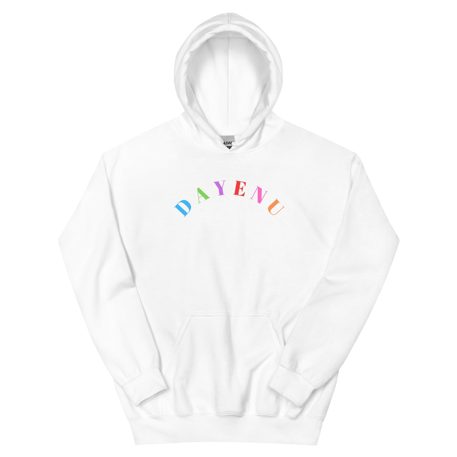 ModernTribe Apparel Sweatshirts White / S Rainbow Dayenu Unisex Hoodie - (Choice of Color) - (Sizes S - 5XL)