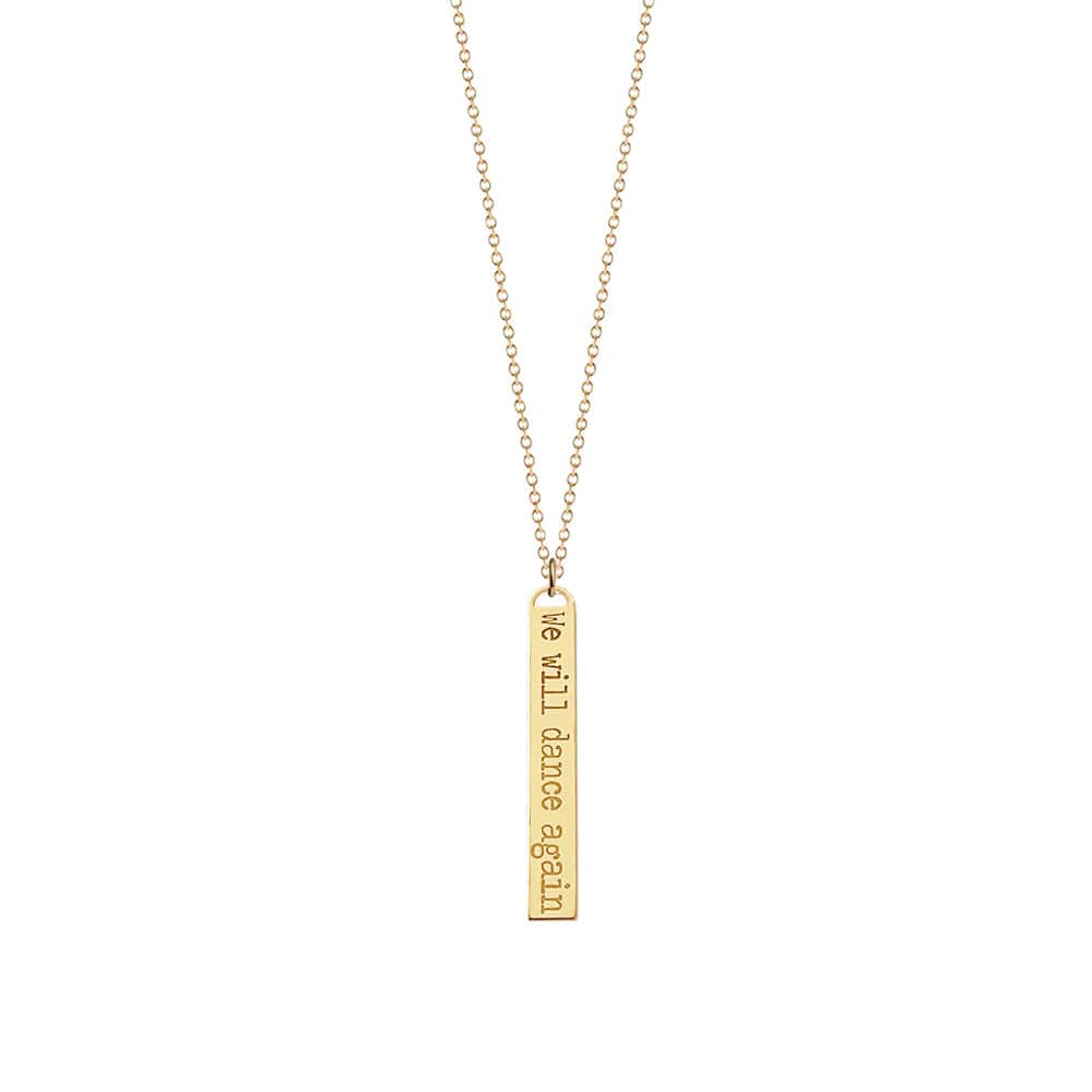 Miriam Merenfeld Jewelry Necklaces Gold Vermeil / 18" Mia, We Will Dance Again Necklace  - Sterling Silver or Gold Vermeil - 100% of Profits Donated