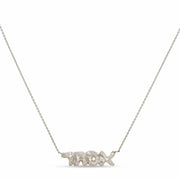 Elisa Solomon Necklaces White Gold Diamond Hebrew Name Necklace by Elisa Solomon - Yellow, White or Rose Gold