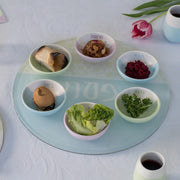 Chai Modern Seder Plates Bubbelah Pastel Seder Plate