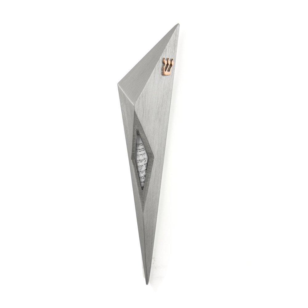 Joy Stember Mezuzah Sanded Mezuzah with Window by Joy Stember