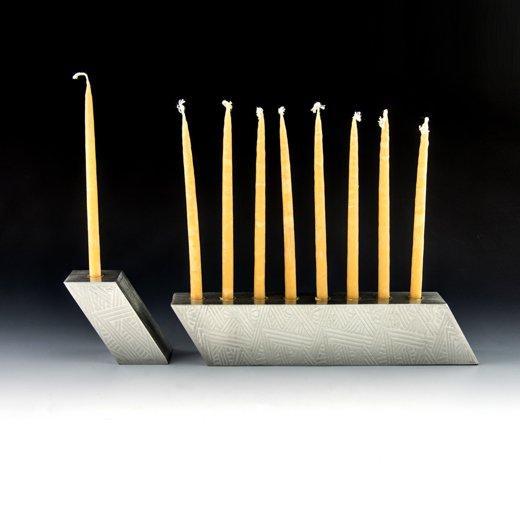 Joy Stember Menorah Emma Menorah by Joy Stember