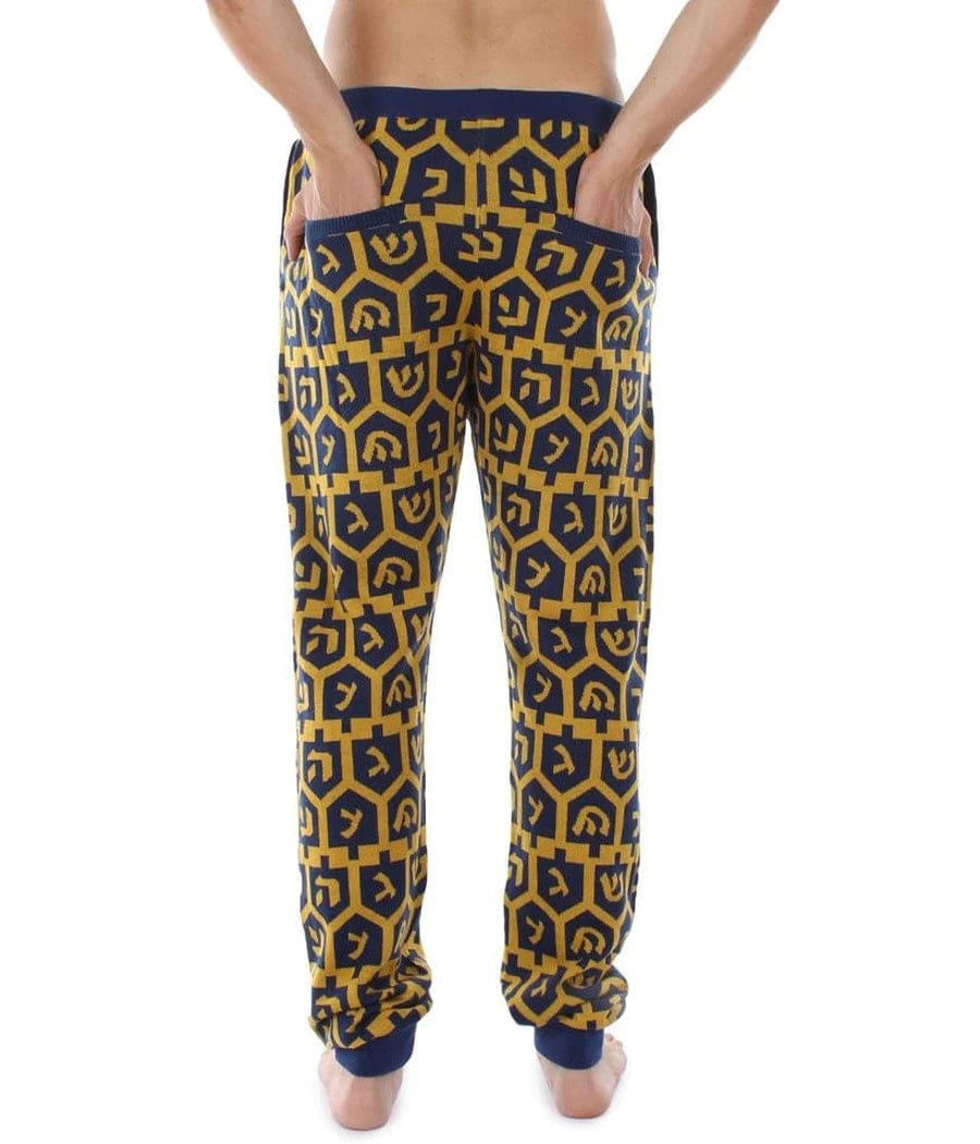 Tipsy Elves Leggings Men's Dreidel Jogger Sweat Pants by Tipsy Elves