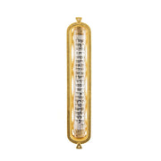 Joy Stember Mezuzahs 3D Printed Long Noah Mezuzah in Gold by Joy Stember