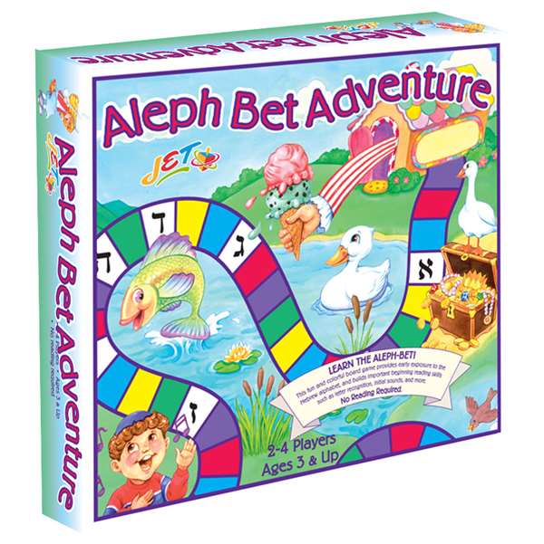 JET Games Aleph Bet Adventure Board Game