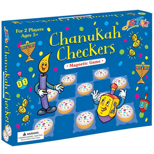 JET Games Chanukah Checkers Game