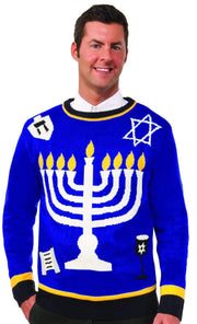 Forum Novelties Sweaters Outrageous Hanukkah Sweater