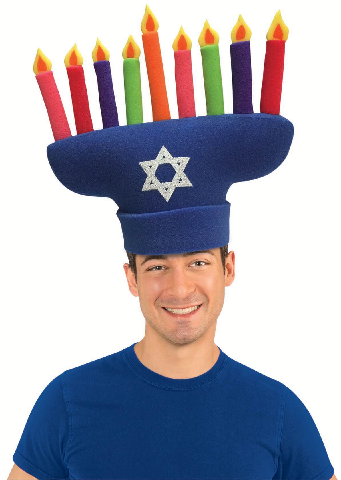 Other Hats Menorah Foam Hat