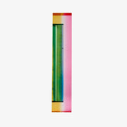 Apeloig Collection Mezuzahs Acrylic Rainbow Mezuzah