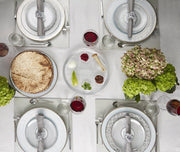 Apeloig Collection Seder Plate Acrylic Seder Plate - Silver or White