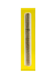 Apeloig Collection Mezuzahs Yellow Acrylic Mezuzah - (Choice of Colors)