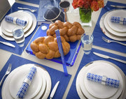 Apeloig Collection Challah Boards Solid Acrylic Challah Board + Knife - (Choice of Colors)