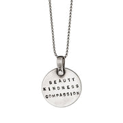 Marla Studio Necklaces Beauty, Kindness, Compassion Necklace by Marla Studio