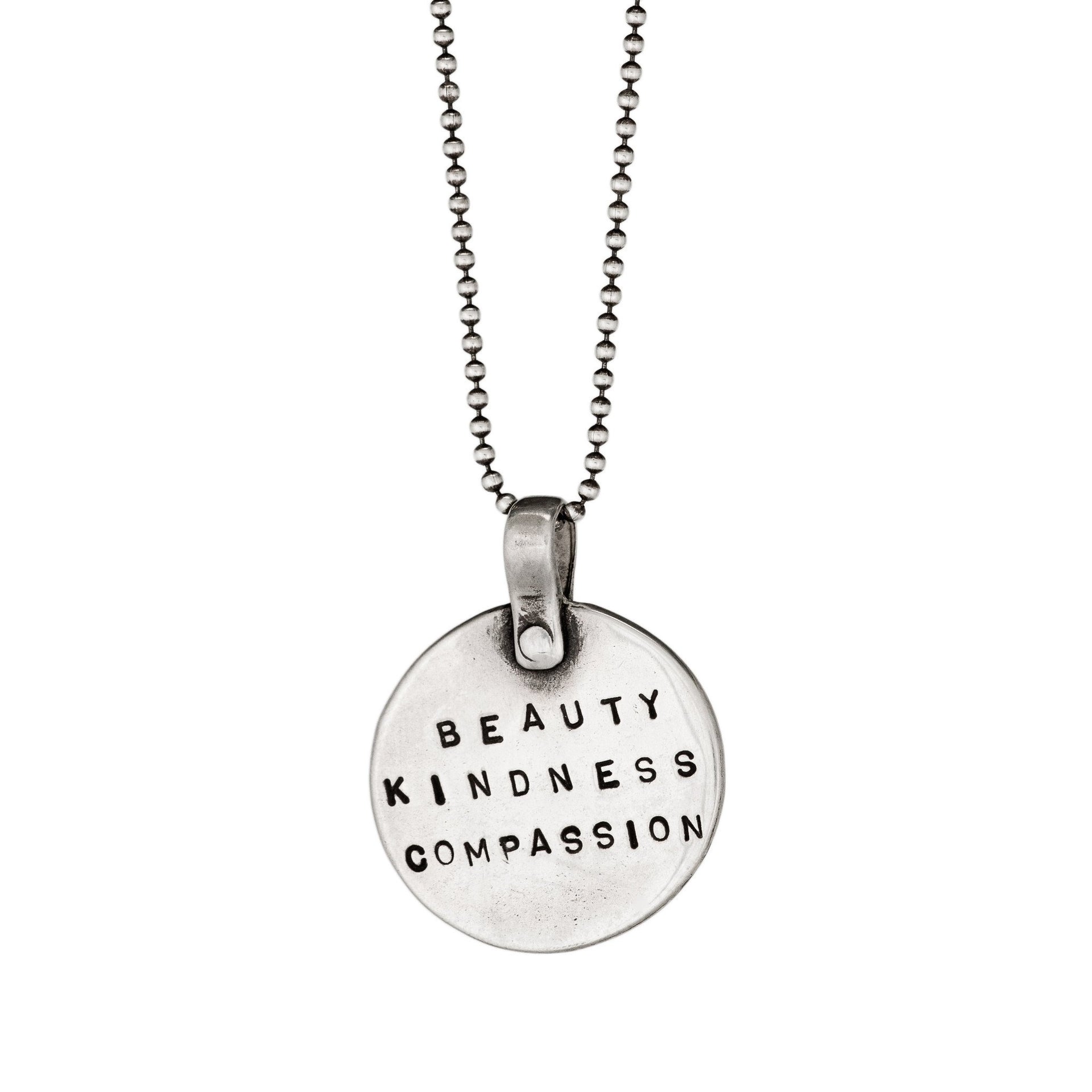 Marla Studio Necklaces Beauty, Kindness, Compassion Necklace by Marla Studio