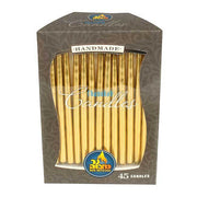 Other Candles Default Metallic Gold Hanukkah Candles