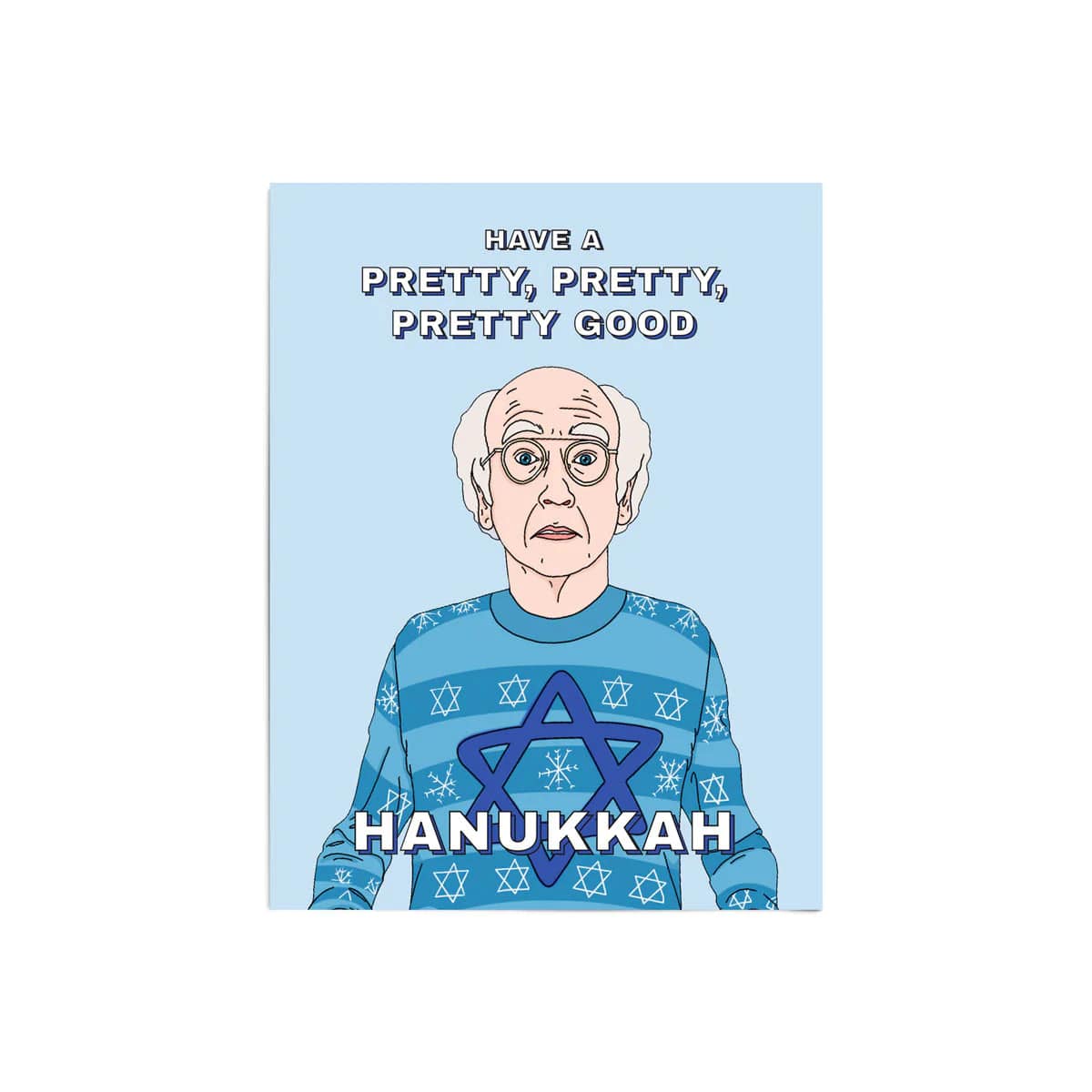 Party Mountain Paper co. Cards Larry Hanukkah Card, Box of 6