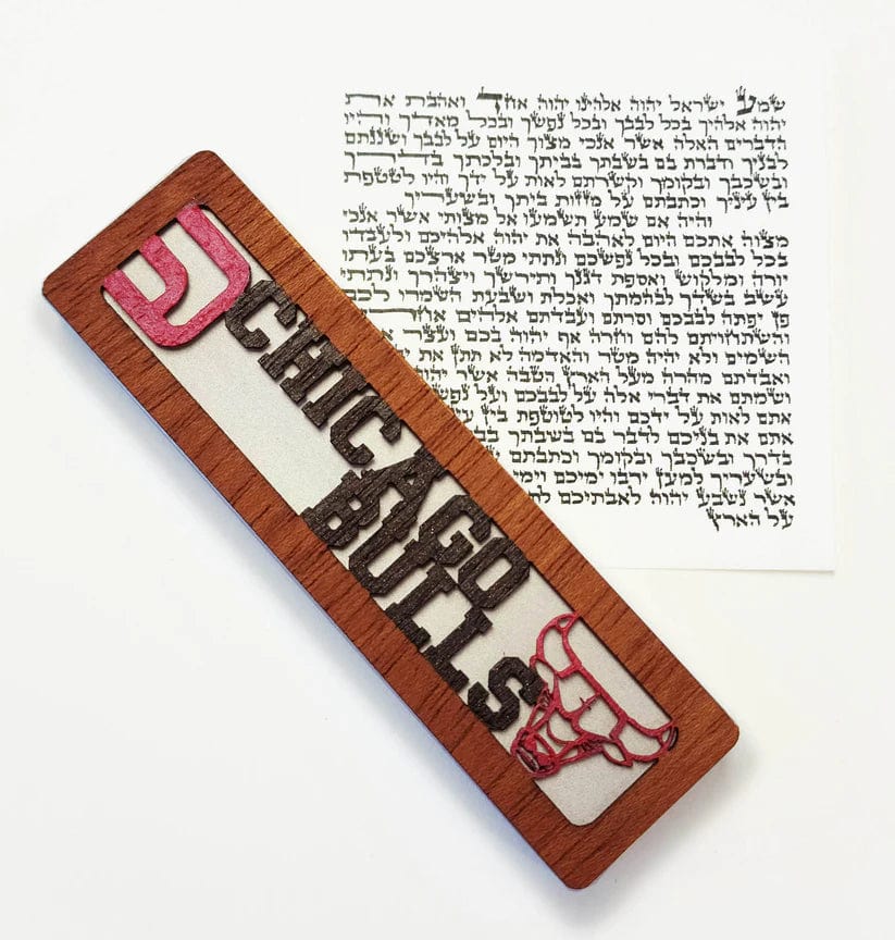 Glenn Grubard Designs Mezuzahs The Chicago Bulls Sports Mezuzah Case by Glenn Grubard - Choice of Team