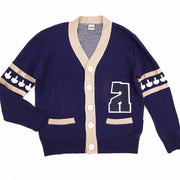 Geltfiend Sweaters Gimmelman Men Varsity Hanukkah Sweater with Authentic Chenille Letter