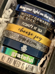 Halo Heart Bracelets 8 Nights of Inspiration Hanukkah Bracelets