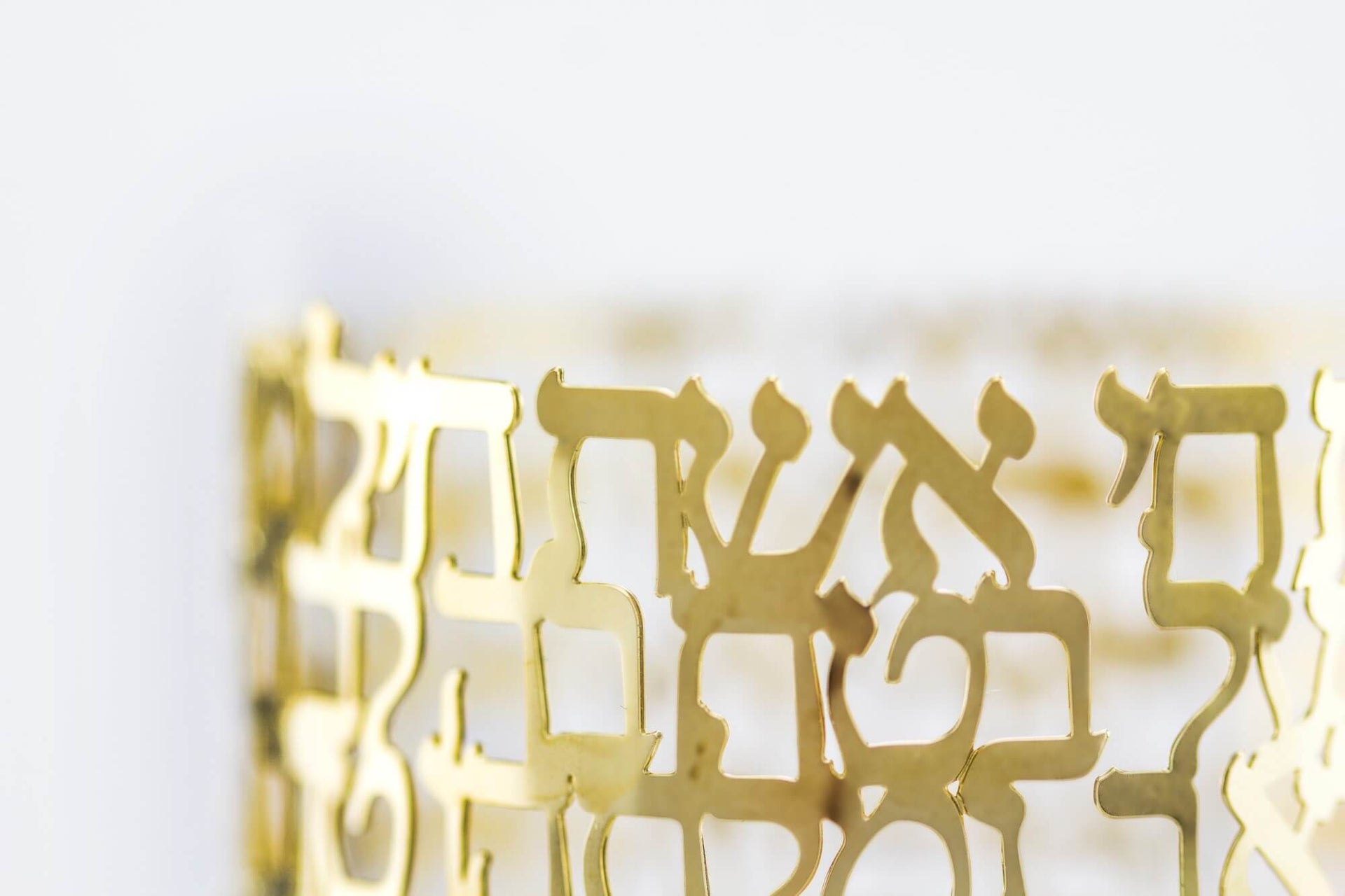 Hoshen Designs Candlesticks Woman of Valor Candleholders - Gold