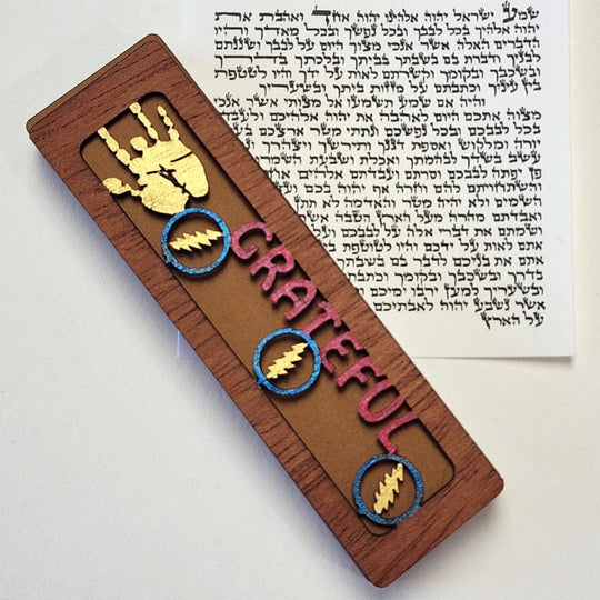 Grateful Jerry Mezuzah Case by Glenn Grubard - (Bronze or Black)