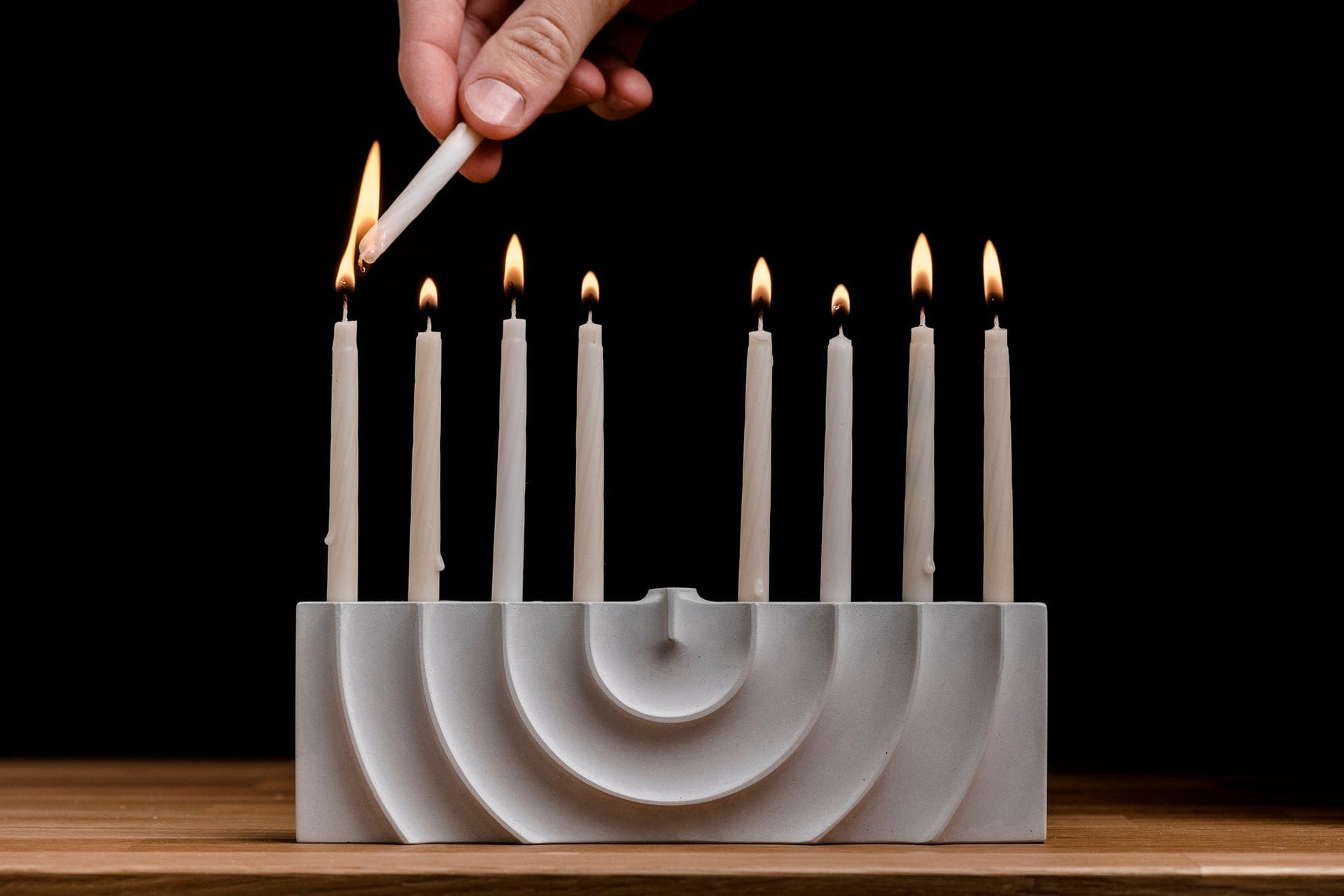 pretti.cool Menorahs Miracle Edition Menorah - Ash