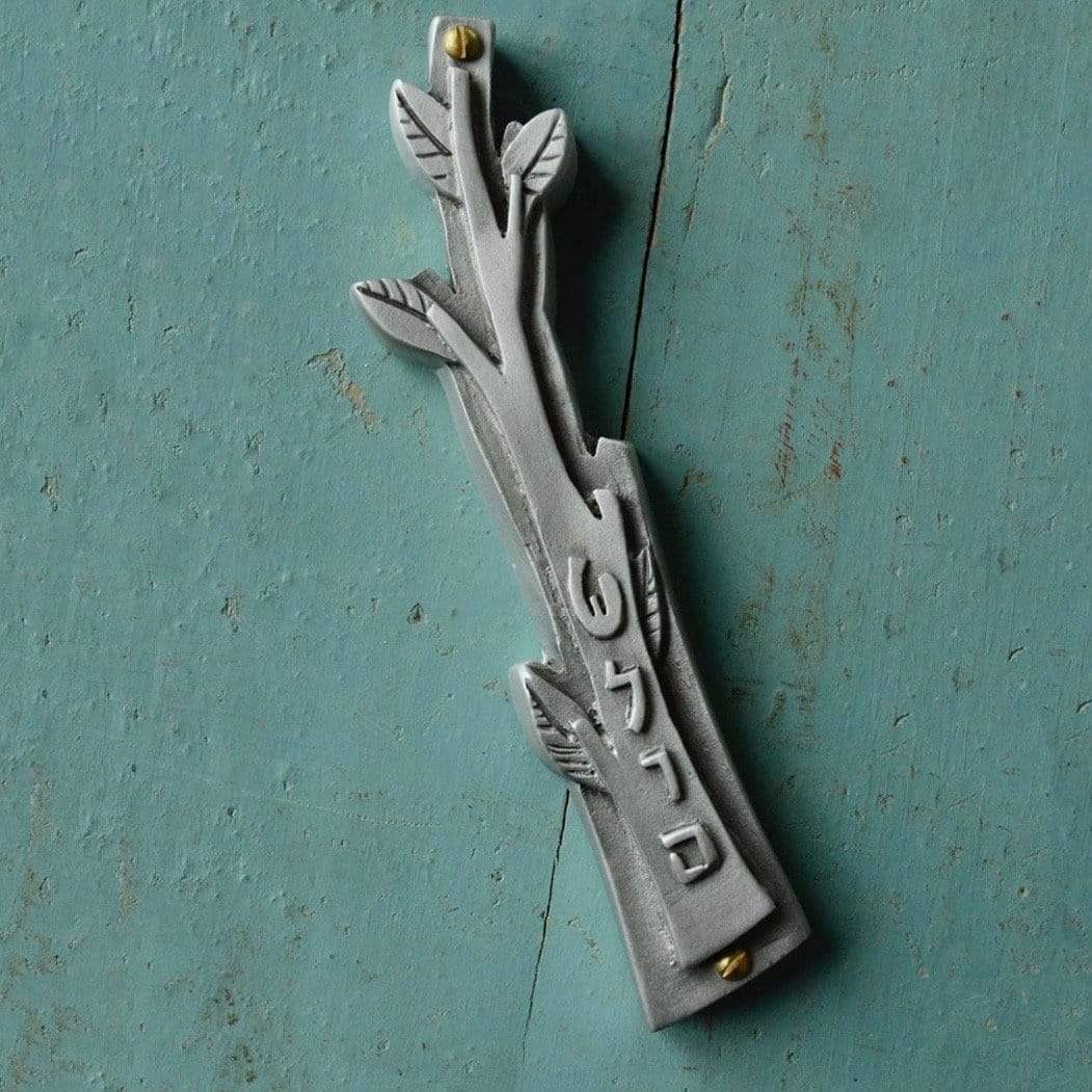 Emily Rosenfeld Mezuzahs Default Olive Branch Mezuzah by Emily Rosenfeld