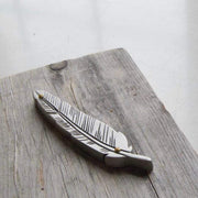 Emily Rosenfeld Mezuzahs Default Feather Mezuzah by Emily Rosenfeld