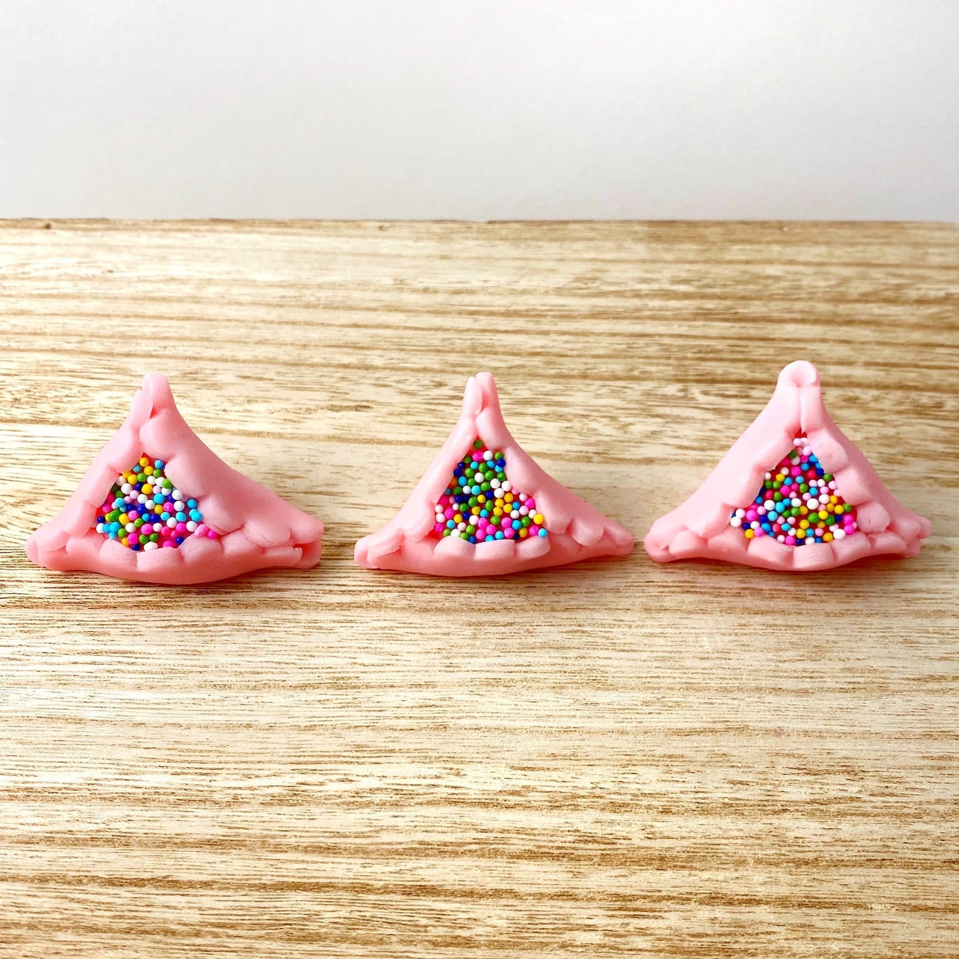 Marzipops Food Marzipan Sprinkle Pink Hamantaschen