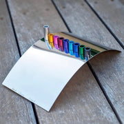 Laura Cowan Menorahs Default Building Bridges Menorah by Laura Cowan