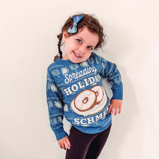 Baby/Toddler Spreading Holiday Schmear Sweater By Tipsy Elves + ModernTribe (Sizes 3-6M - 4T)