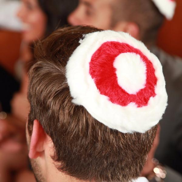 Yamaclaus Kippah Yamaclaus - Chrismukkah Santa Claus Hat and Yarmulke Mashup