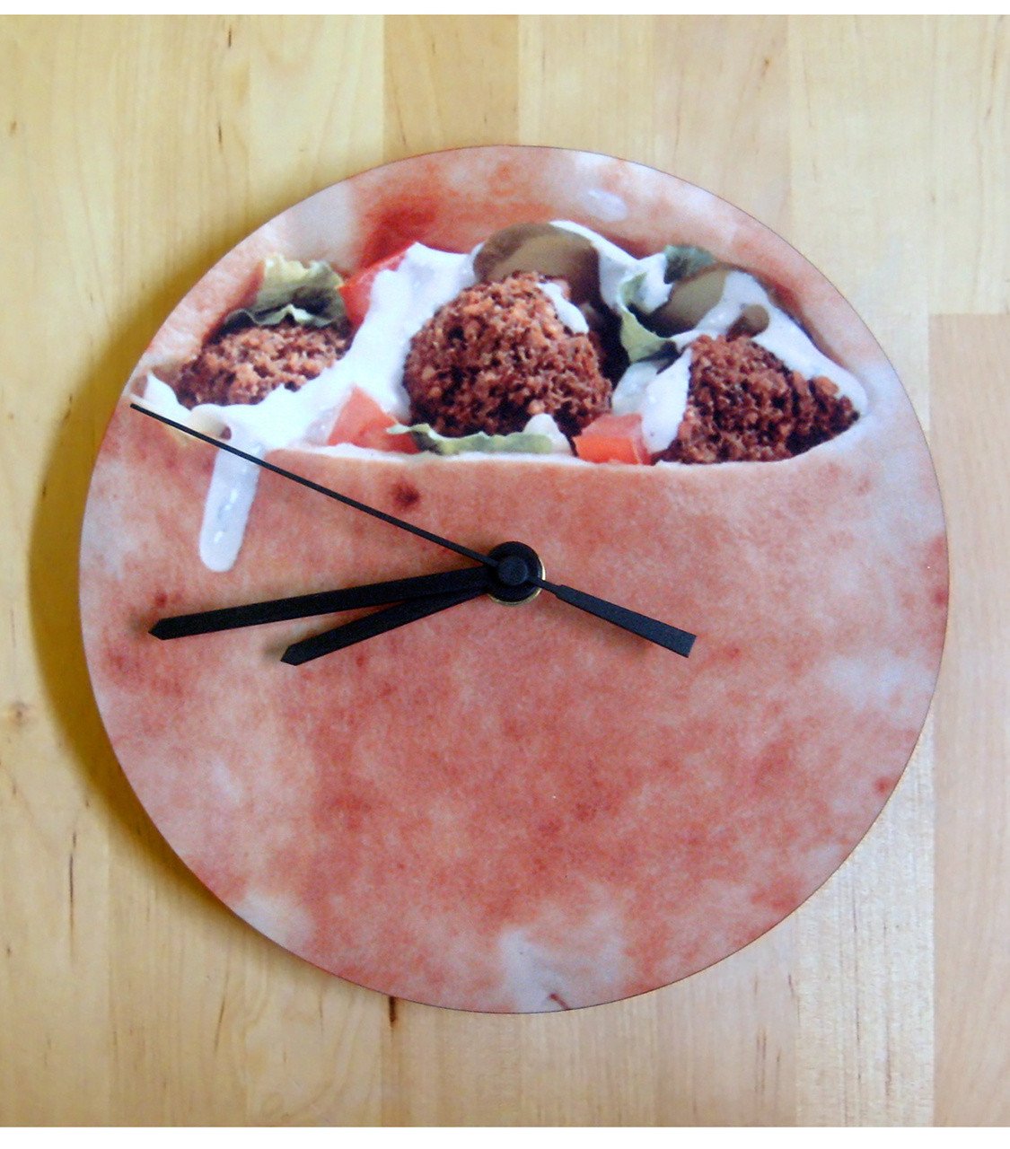 Barbara Shaw Clock Falafel Clock