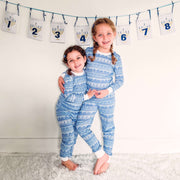 Sara's Prints Pajamas Hanukkah Fair Isle Pajamas - (Kids Unisex Sizes 12M - 16)