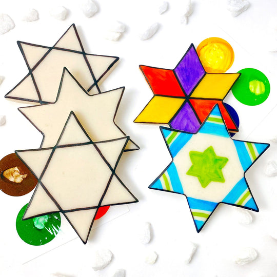 Marzipan Paint-Your-Own Stars of David