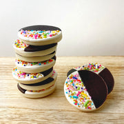 Marzipops Food Marzipan Sprinkle Black & White Cookies