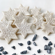 Marzipops Food Marzipan Star of David Snowflakes