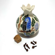 Goodstein Ceramics Havdalah Sets Blue Bird Porcelain Spice Box by Goodstein Ceramics