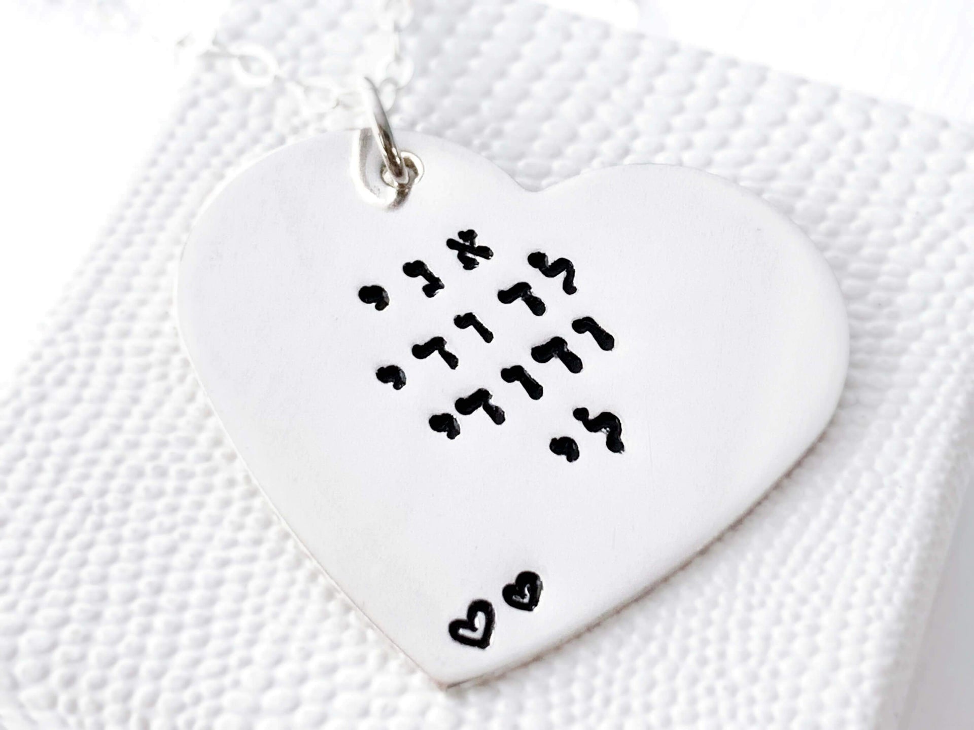 Everything Beautiful Necklaces Sterling Silver Sterling Silver I Am My Beloved's Heart Necklace