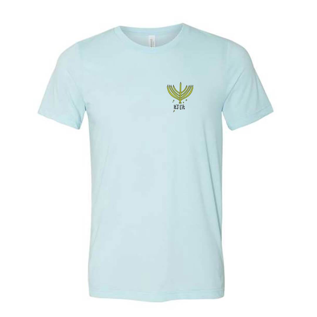 Pink Sundays Studio T-Shirts It's Lit Blue T-Shirt - Unisex