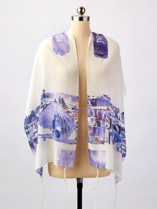 Jerusalem Silk Tallit by Advah Designs